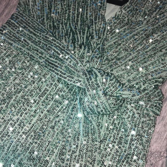 Sexy Sequin Green Dress for night out - Picture 4 of 6